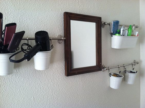 Ikea Fintorp Badezimmer-Organizer an Wand