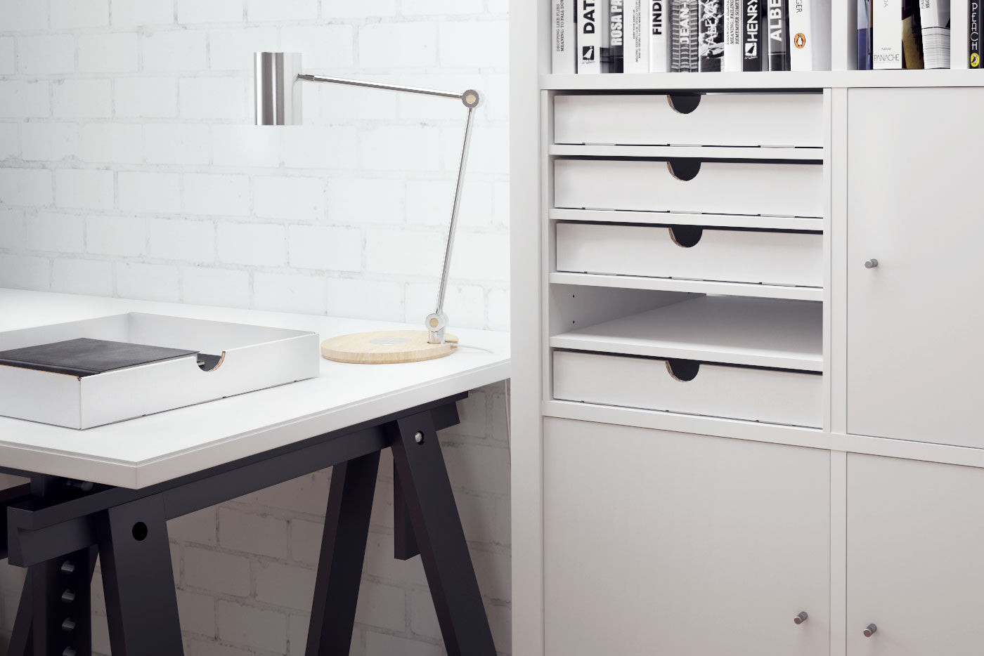 5 geniale DIY und Ikea Hack Ideen für dein Büro im Scandi-Look