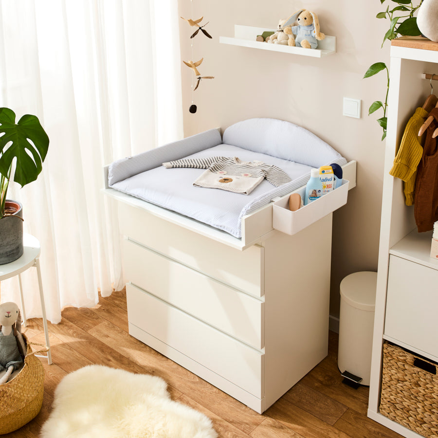 Wickeltisch aus Ikea Malm Kommode