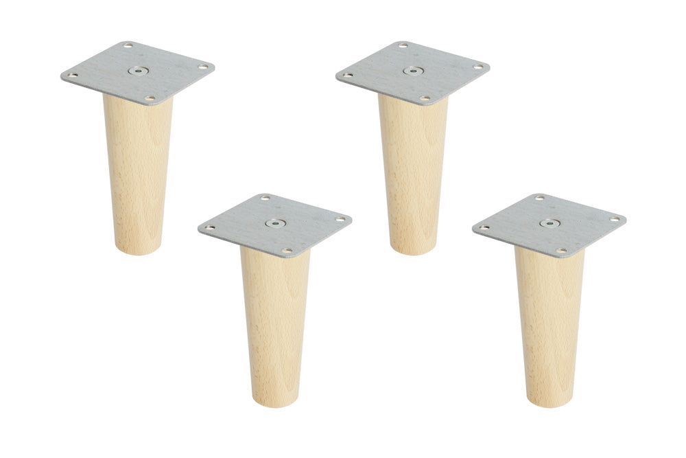 Vier Möbelfüße für Ikea Kallax