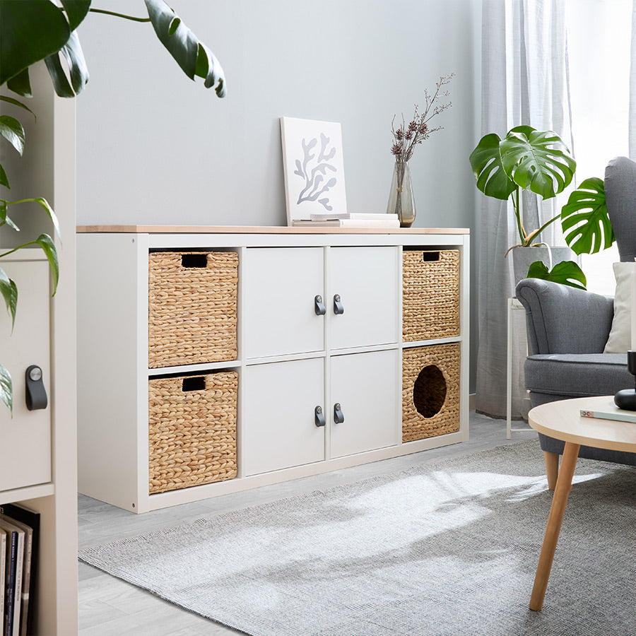 Ledergriffe für Kallax Türen und Schubladen