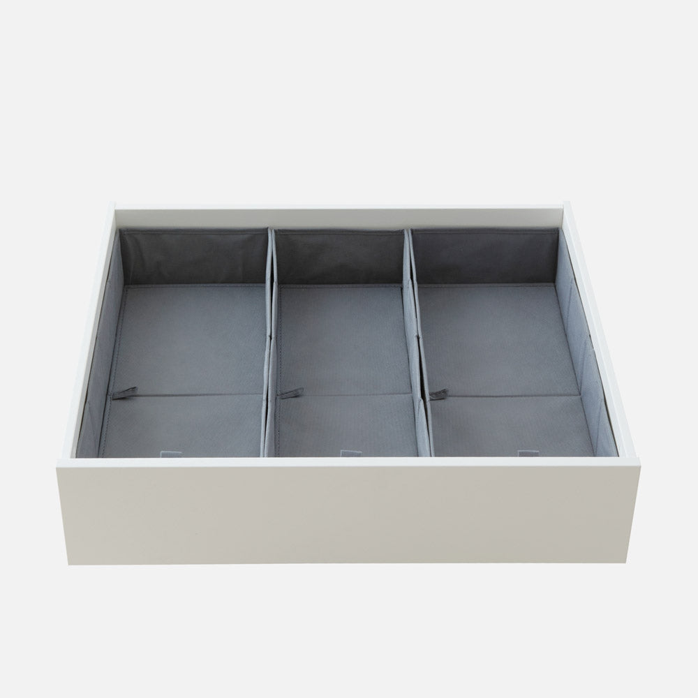 3 Pax Organizer für 75 cm breite IKEA Komplement Schublade.