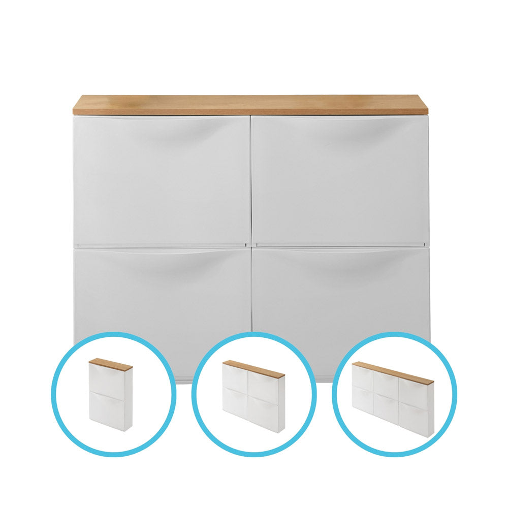 IKEA Trones mit Holzplatte aus Eiche Dekor für 3 Größen.