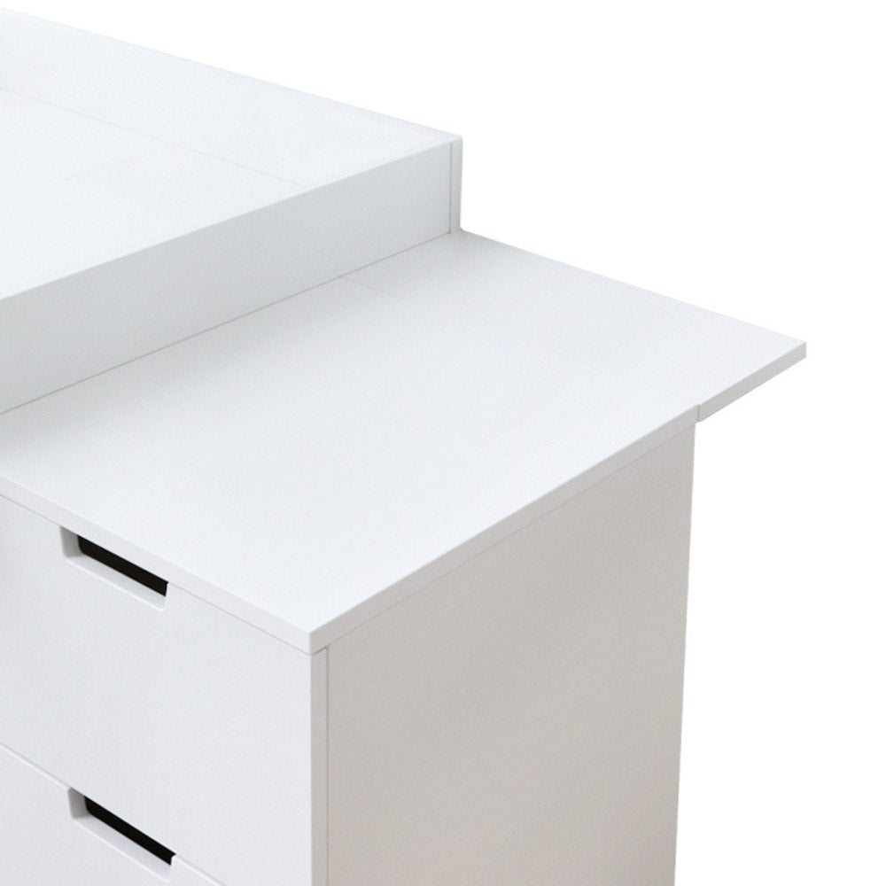 Detailaufnahme vom Nordli Wickelaufsatz mit 160 cm-Blende.