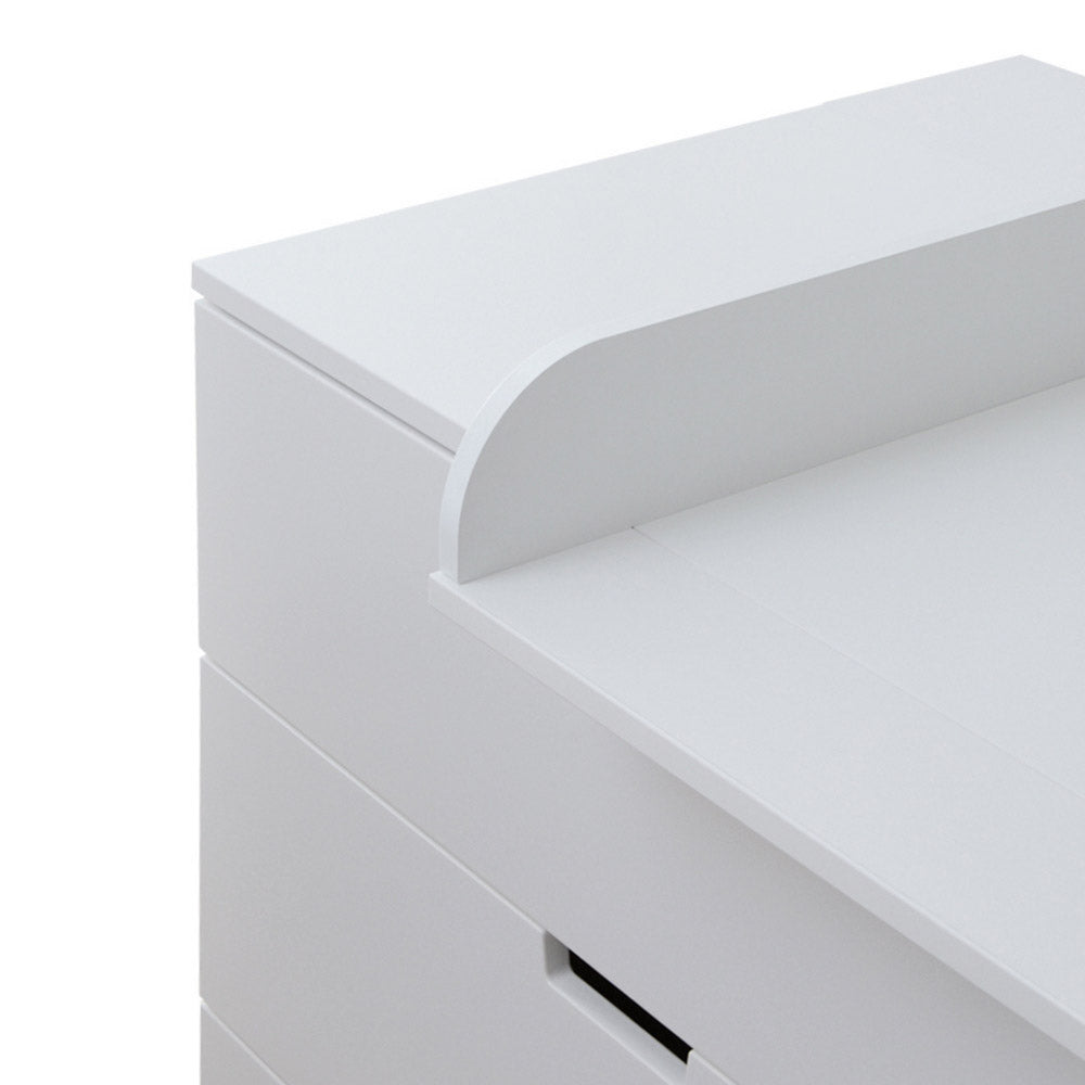 Detailaufnahme vom Wickelaufsatz Nordli mit 160 cm-Blende.