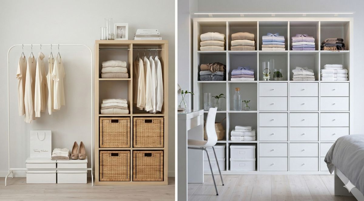 IKEA Hack: Offener Kleiderschrank