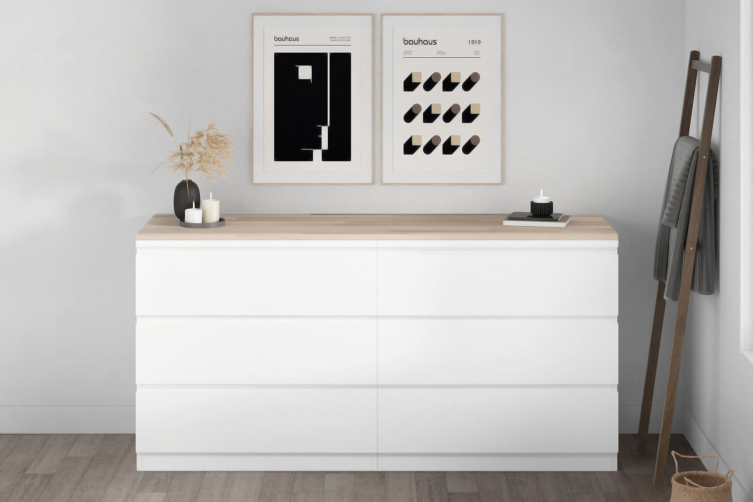 Dress up your dresser - Ikea Malm Kommoden Hacks