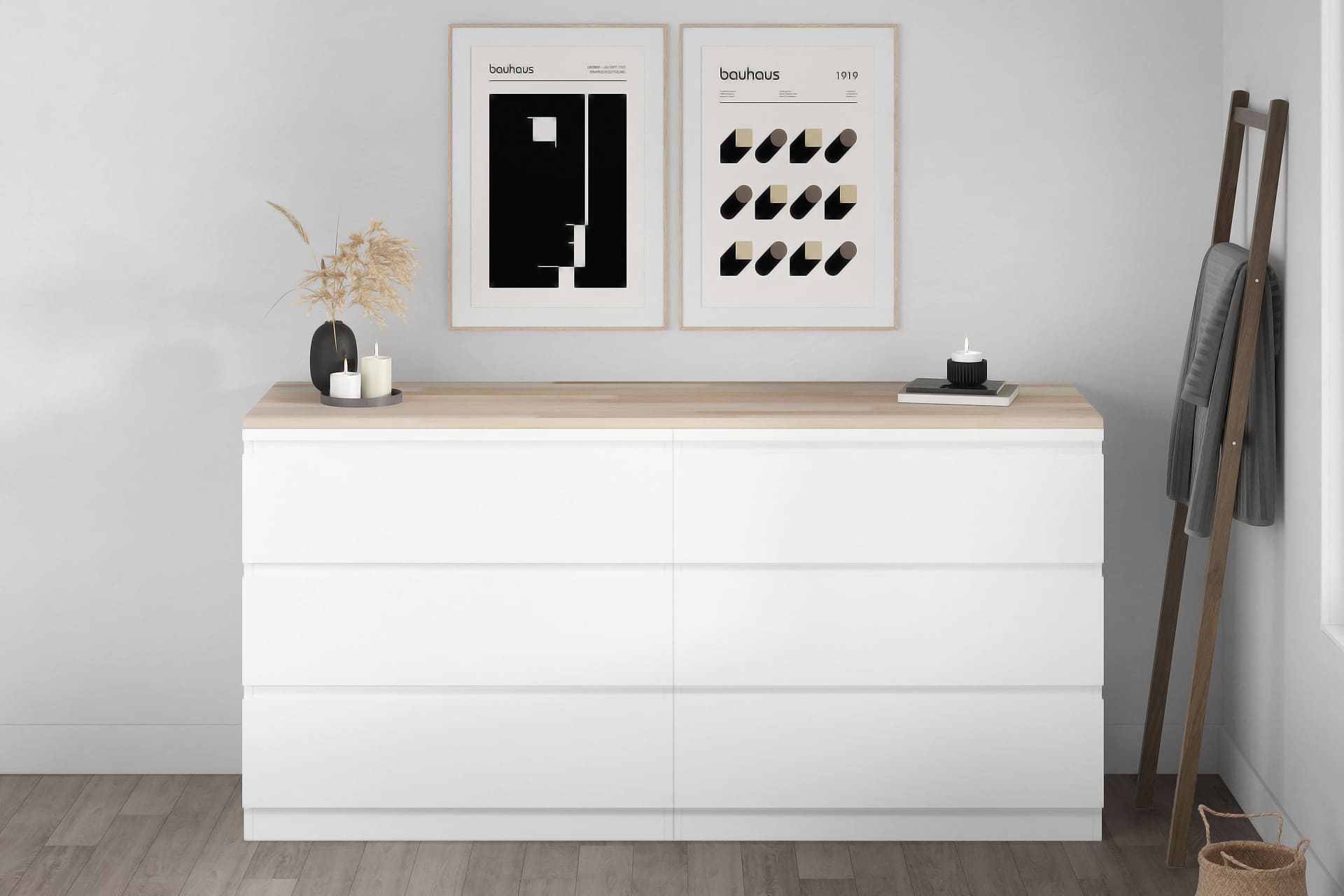 Dress up your dresser - Ikea Malm Kommoden Hacks
