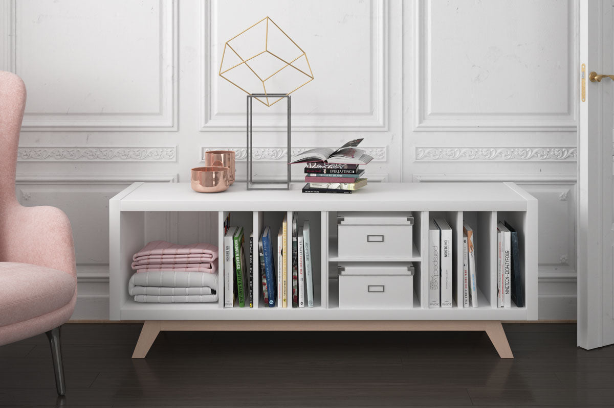 Kallax Regal als Sideboard verwendet.