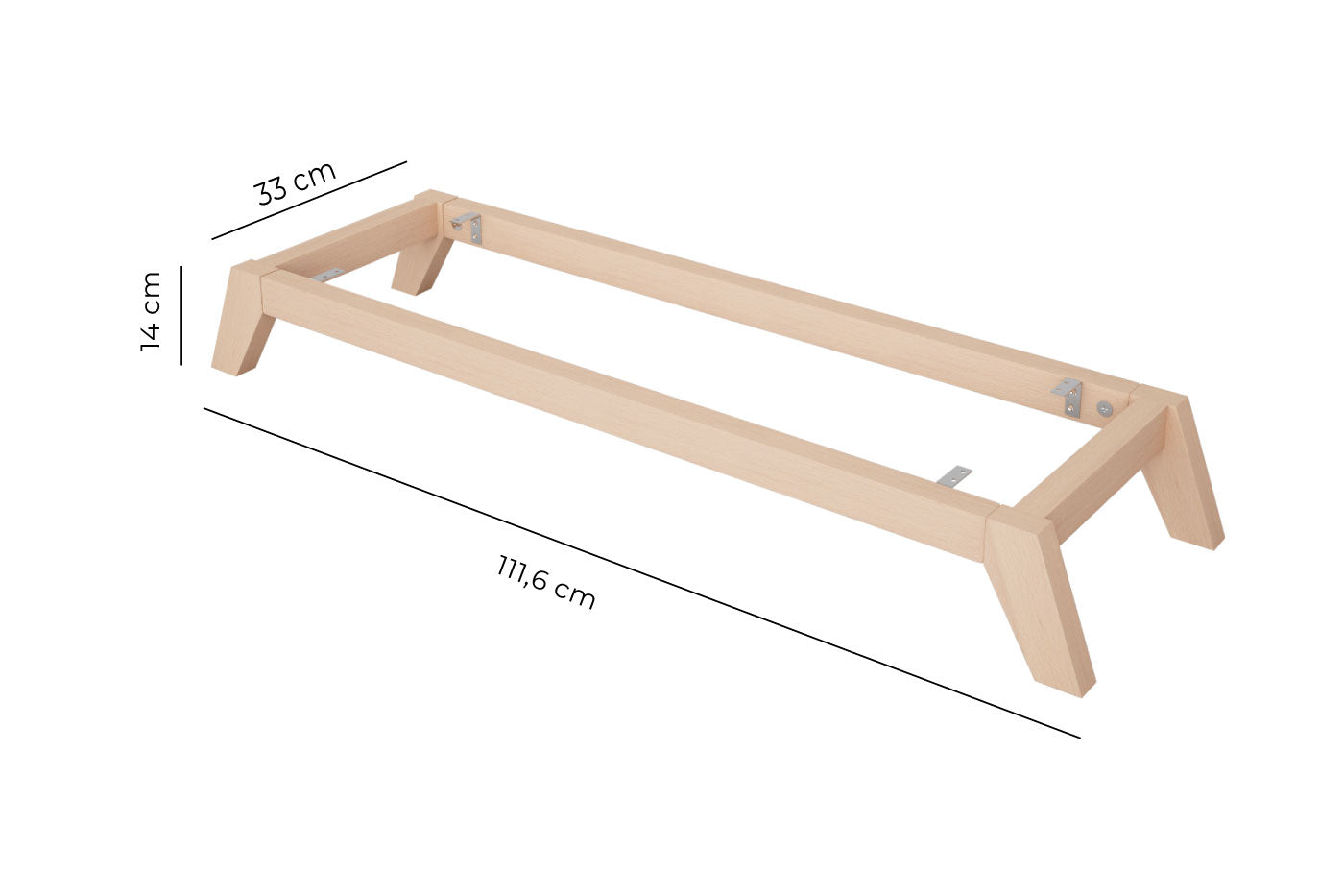 Holzgestell für IKEA Bestå Regal.