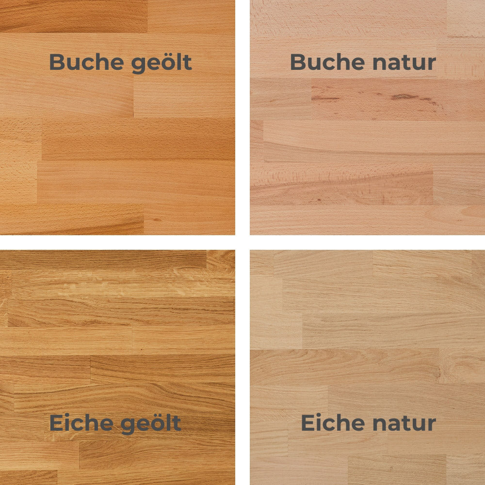 Kallax Holzplatte 4 Fächer breit