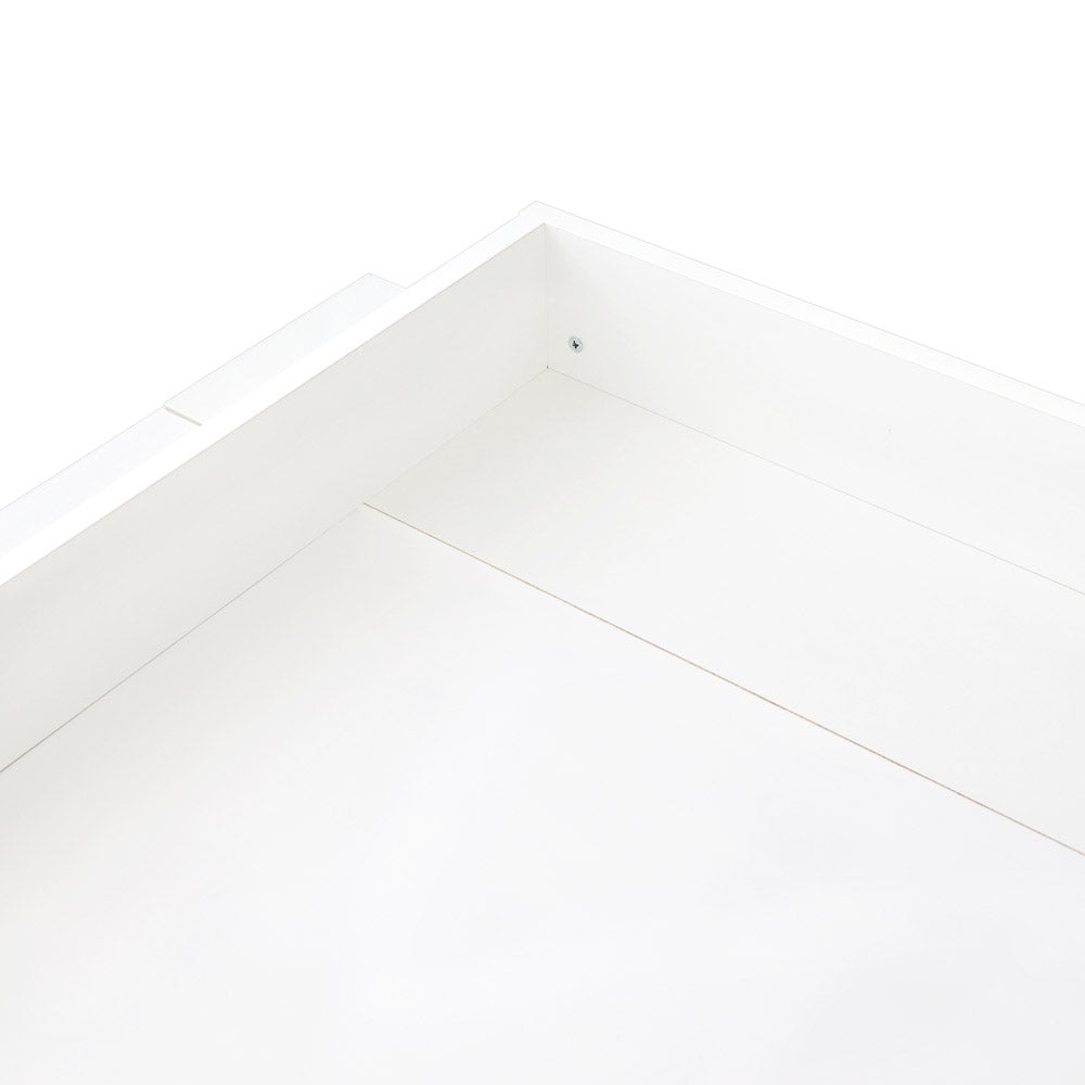 Wickelaufsatz Hemnes in Weiß im Detail.