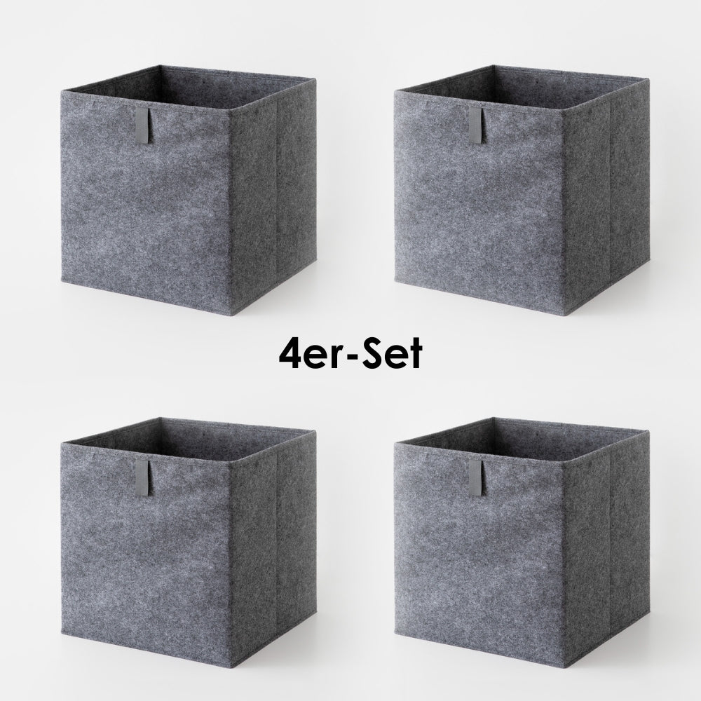 cube aufbewahrung Kallax Aufbewahrungsbox aus Filz I Passgenau für ein Regalfach