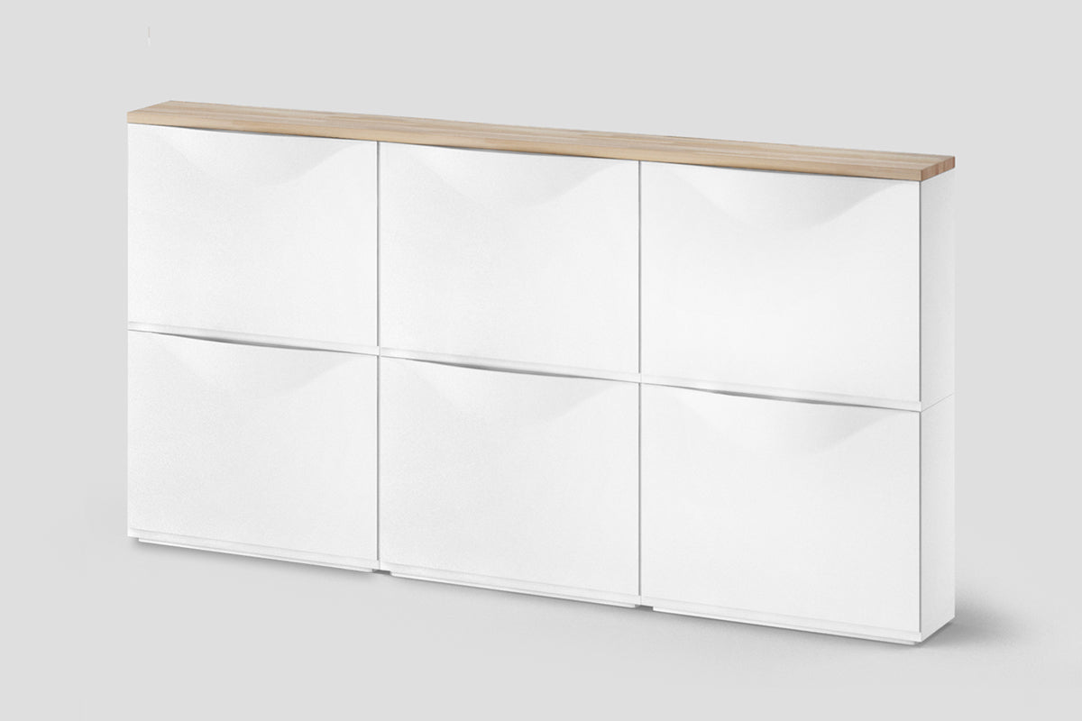 IKEA Trones Schuhschrank, Holzplatte.