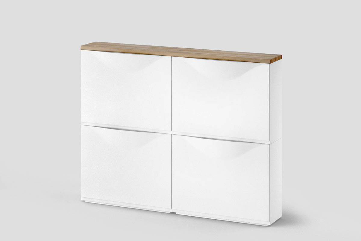 IKEA TRONES Schuhschrank, Holzplatte.