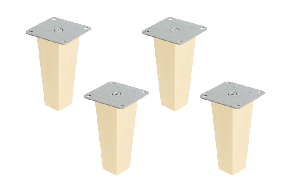 Vier Möbelfüße für Ikea Kallax.