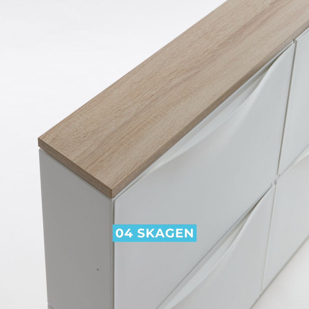 Trones Holzplatte in der Farbe Skagen.