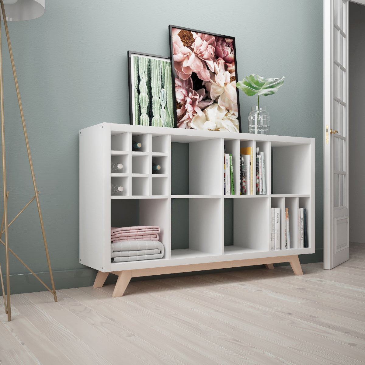 Ikea Kallax Pimp Stilvolles Untergestell Aus Holz New