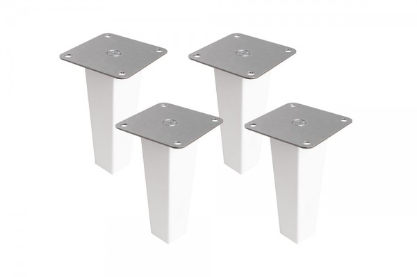Ikea Nordli Möbelfuß in weiß - Pyramid 16 cm 4er Set