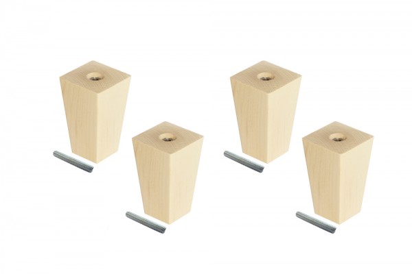 Ikea Besta Möbelfüße 4er-Set Pyramid 10 cm 