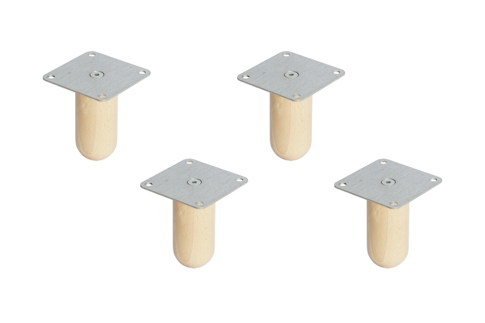 FOT Möbelfüße für Ikea Kallax Regal (Rund 10 cm)